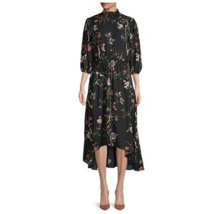Nanette Lepore Floral-Print A-Line Midi Dress